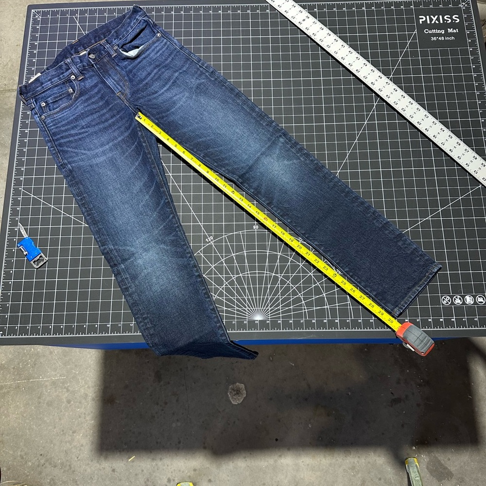 J. Crew Men’s 484 Dark Blue Slim Jeans